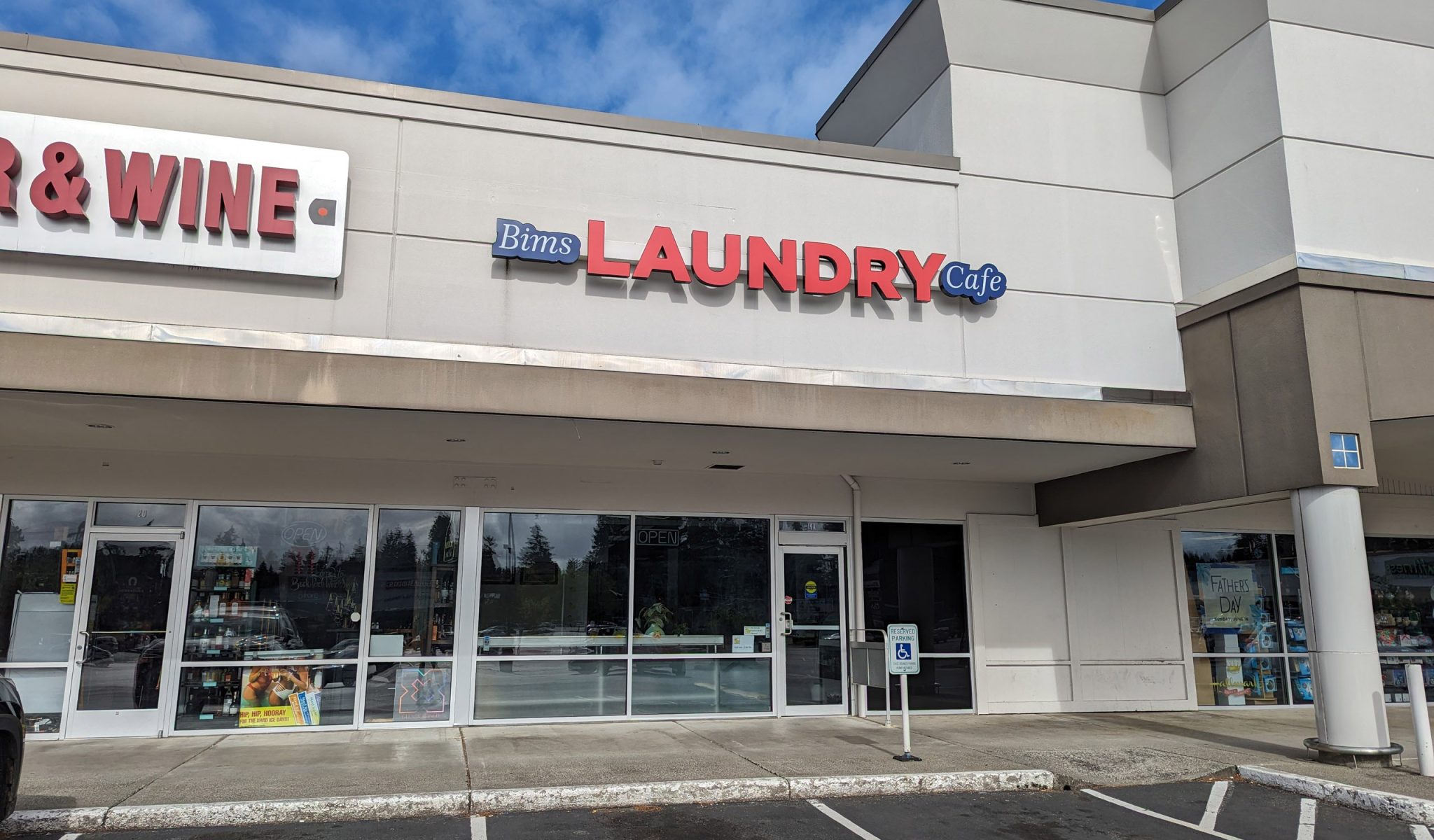 Bims Laundry Café Exterior